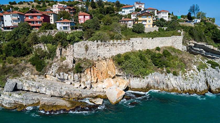 bartin haberleri amasra kalesi nin