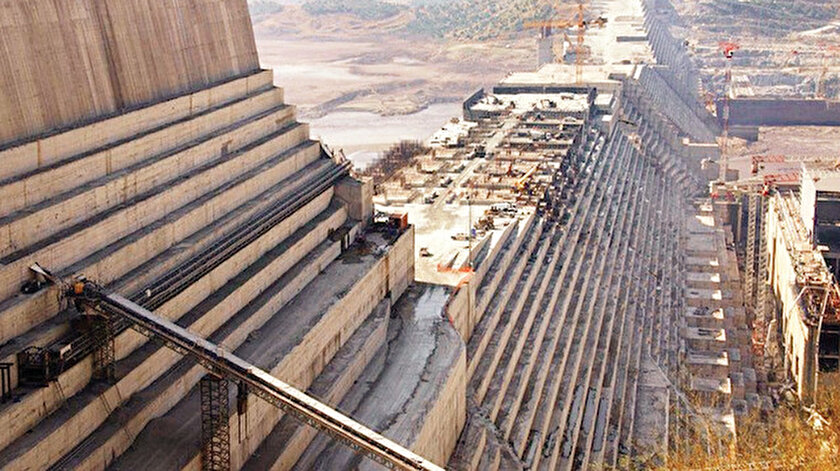 Rönesans Barajı inşaatı