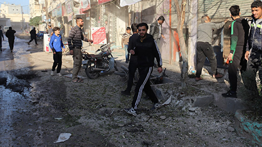 Terör örgütü YPG/PKK Azez ve Tel Abyadda sivillere saldırdı: 4 ölü, 22 yaralı