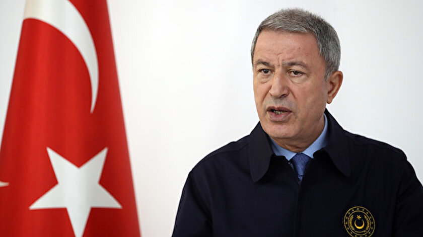 Milli Savunma Bakanı Hulusi Akar açıklama yaptı.