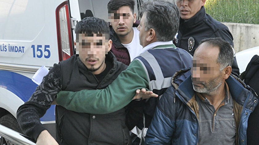 Şüpheliler, emniyetteki işlemlerinin ardından adliye sevk edildi.