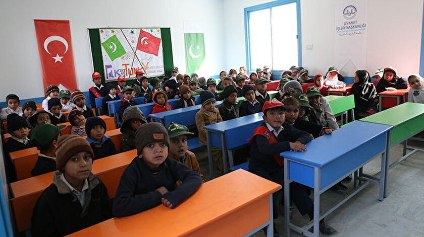 Pakistan Da Diyanet Isleri Baskanliginca Insa Edilen Anaokulu Acildi