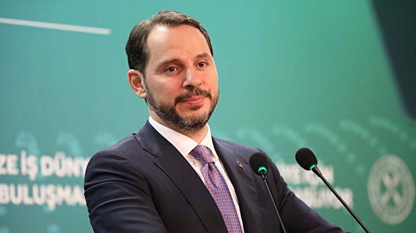 Hazine ve Maliye Bakanı Berat Albayrak açıklama yaptı.