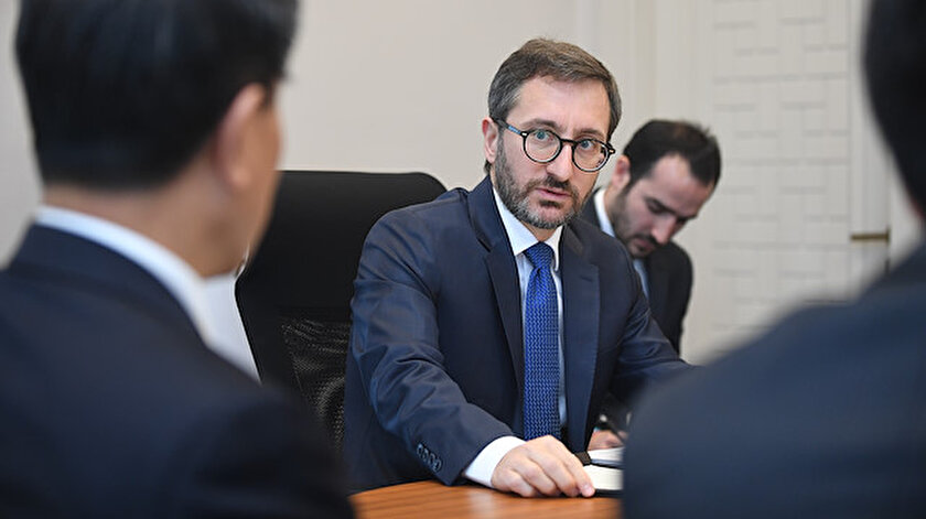 İletişim Başkanı Fahrettin Altun açıklama yaptı.