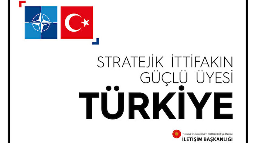 İletişim Başkanlığı'nca hazırlanan "Stratejik İttifakın Güçlü Üyesi Türkiye" başlıklı kitapçık