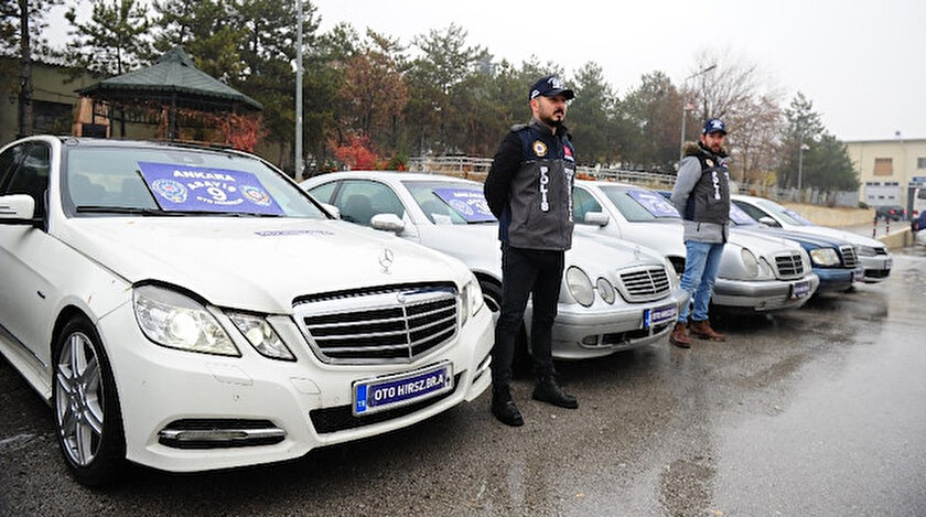 16 çalıntı, şasi ve motor numaraları değiştirilmiş otomobile el konuldu.