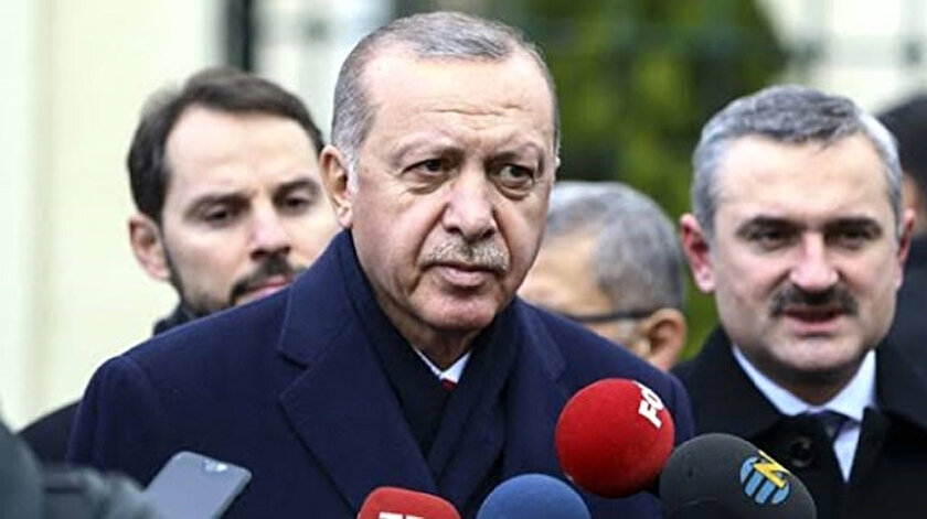 Cumhurbaşkanı Recep Tayyip Erdoğan.