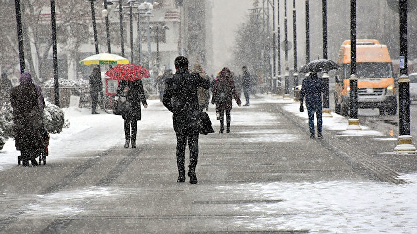 Meteorolojiden bazı illere kar yağışı uyarısı yapıldı.