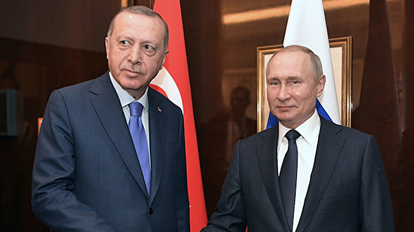 Cumhurbaşkanı Erdoğan ve Putin, İdlib konusunu telefonda görüştü.