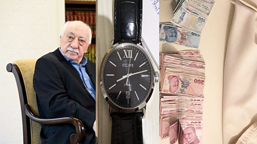 FETÖ'nün örgüt üyelerine gönderdiği saat ve paralar