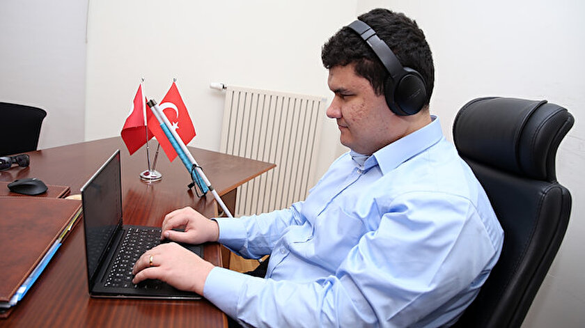 Görme engelli Burak Koray Polat