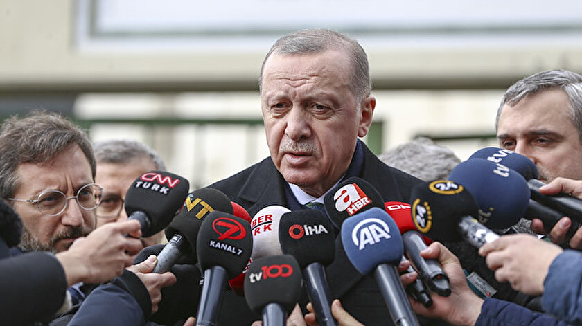 Cumhurbaşkanı Recep Tayyip Erdoğan.