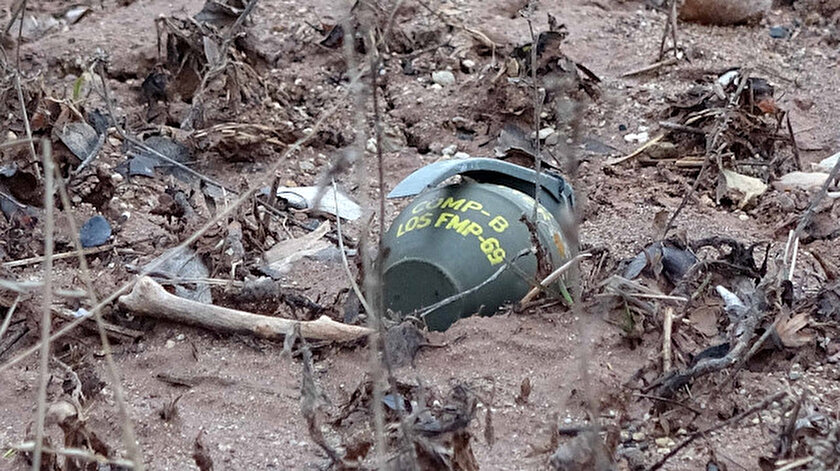 Bombalar imha edilmek üzere jandarma tarafından götürüldü.