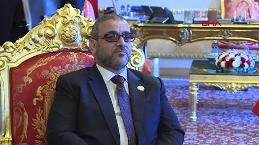 Libya Yüksek Devlet Konseyi Başkanı Halid el-Meşri.