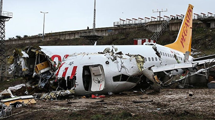 Pegasus uçağının kaza yapması sonucu 3 kişi hayatını kaybetmişti.