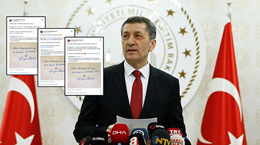 Milli Eğitim Bakanı Selçukun ilk teneffüs paylaşımına birçok ilden büyük destek 