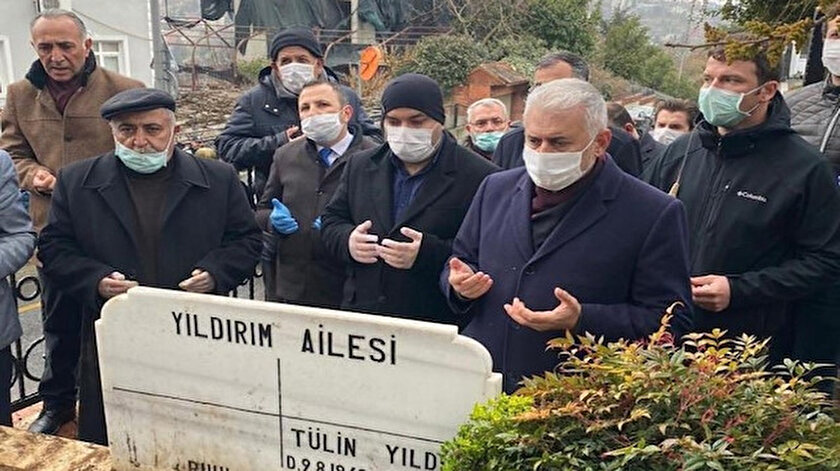Binali Yıldırım'ın kayınvalidesi Havva Yıldırım için dün cenaze töreni düzenlendi