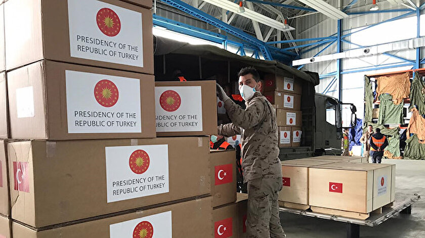 Türk Silahlı Kuvvetlerine (TSK) ait uçak iniş yaptı.