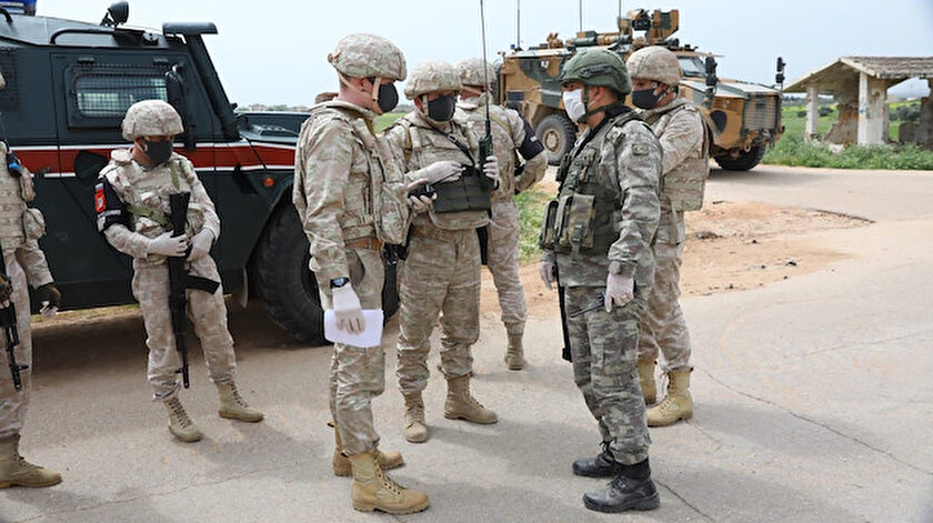 İdlibdeki M-4 kara yolunda 5inci Türk-Rus birleşik kara devriyesi icra edildi