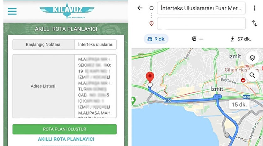 Uygulama ile vatandaşa yardımcı oluyorlar.
