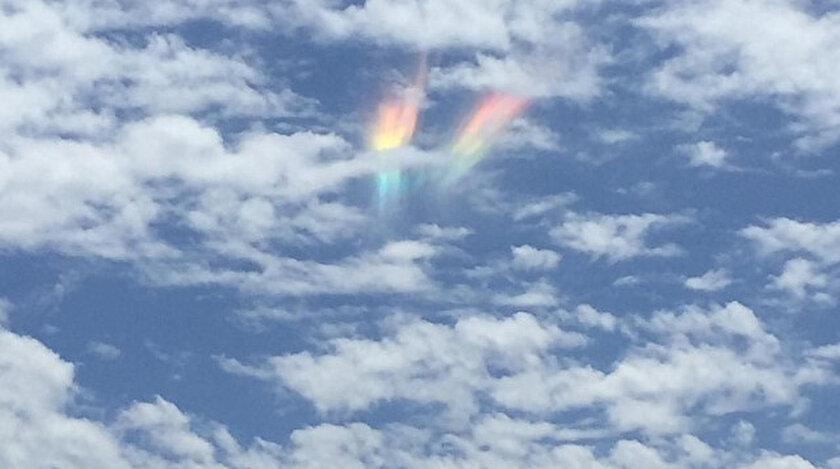 Gokyuzunde Aniden Ortaya Cikan Gizemli Isik Sasirtti Ufo Geldi Zannettim