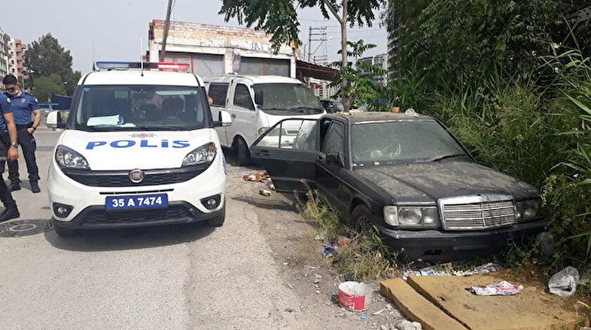 Hurda araçta ölü bulundu.