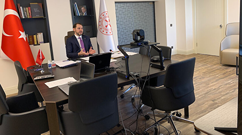 Hazine ve Maliye Bakanı Albayrak açıklama yaptı.