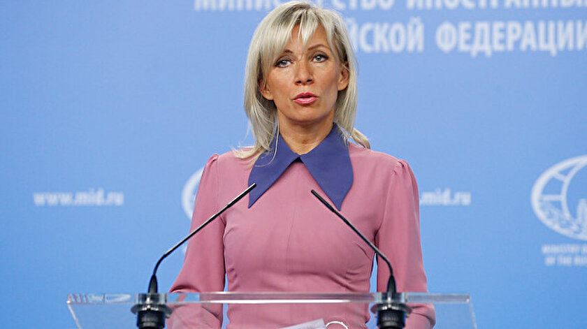 Rusya Dışişleri Bakanlığı Sözcüsü Mariya Zaharova.