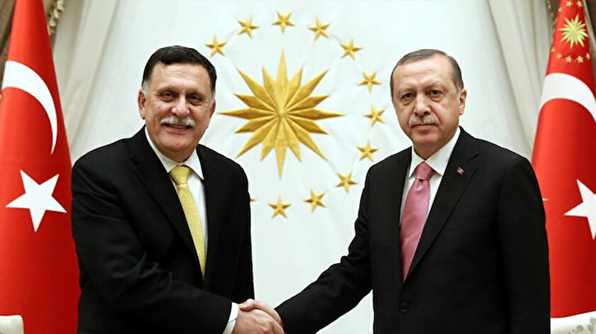Libya Başbakanı Serrac - Cumhurbaşkanı Erdoğan (Arşiv)