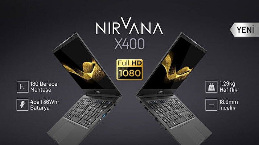 180 Derece Acilan Casper Nirvana X400 Piyasaya Cikti