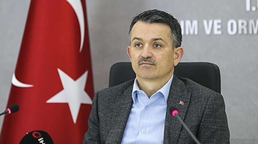 Tarım ve Orman Bakanı Pakdemirli açıklama yaptı.