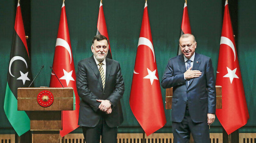 Recep Tayyip Erdoğan ve Fayiz es-Serrac
