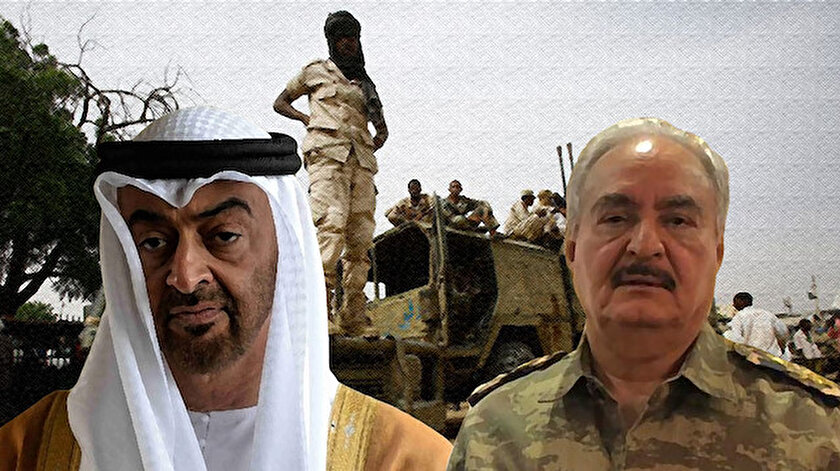 Muhammed bin Zayed ve Halife Hafter.