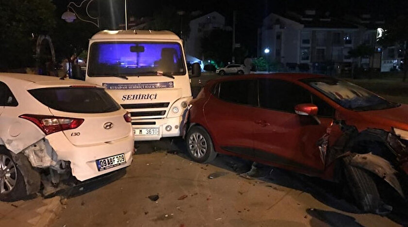 Alkollü maganda ortalığı savaş alanına çevirdi: 5 aracı pert etti