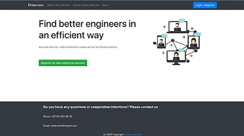 Sistem; Java, C/C , Python, DevOps, Yazılım Testi ve birçok teknik mülakat için hazır durumda bulunuyor.