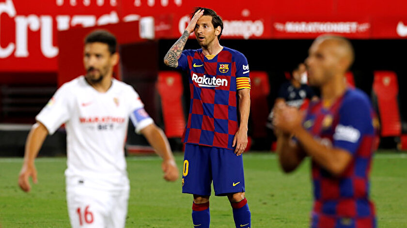 Lider Barçaya Sevilla çelmesi