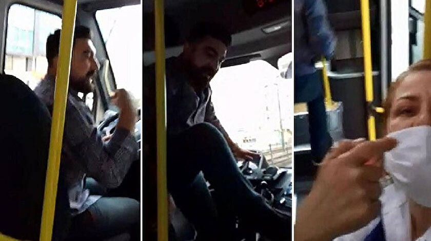 Minibüs şoförü trafikten men edildi.