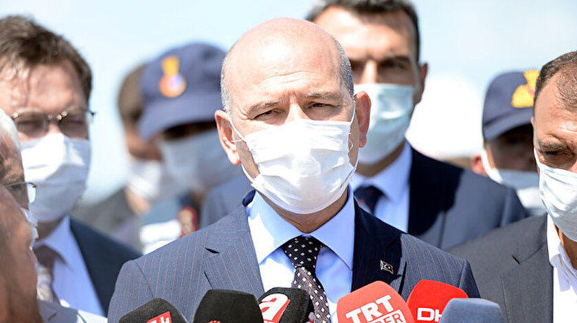 İçişleri Bakanı Soylu, Sakarya'da patlamanın yaşandığı bölgede.