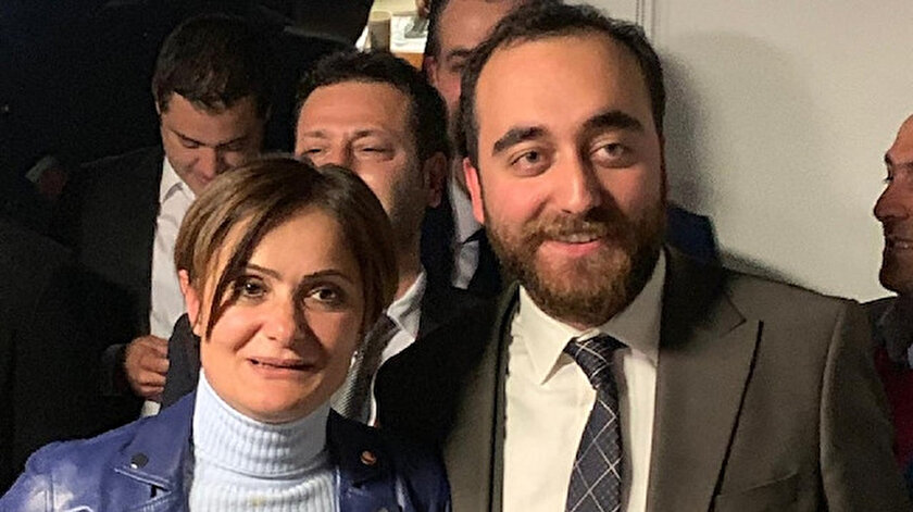 CHP İstanbul İl Başkanı Canan Kaftancıoğlu ve yardımcısı Burkay Düzce 