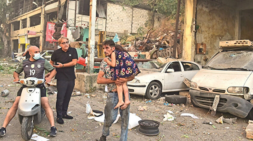 Patlama sonrasından bir kare