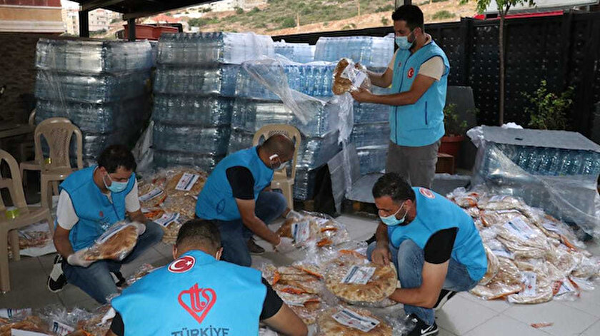 Türkiye Diyanet Vakfı Lübnan'ın yaralarını sarıyor.