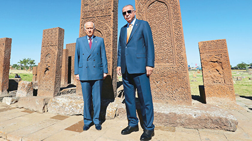Cumhurbaşkanı Erdoğan ve MHP lideri Devlet Bahçeli