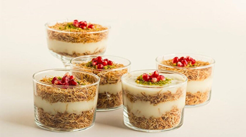 Kadayifli Muhallebi Tarifi Lezzetli Kadayifli Muhallebi Nasil Yapilir Yeni Safak