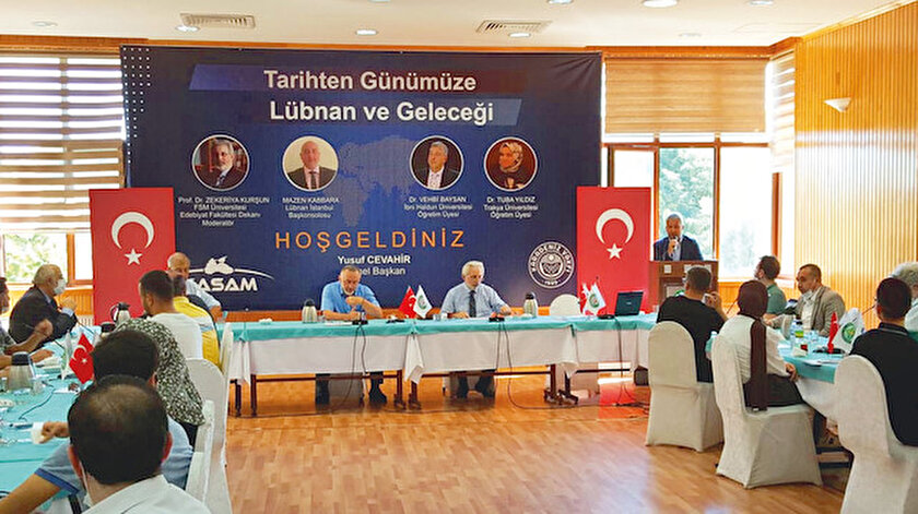 Karadeniz Stratejik Araştırma Merkezi’nde (KASAM) düzenlenen Lübnan paneli