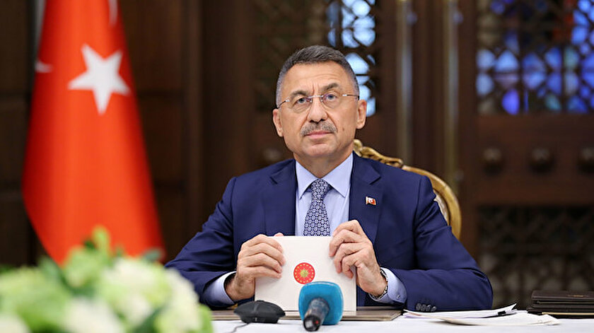 Cumhurbaşkanı Yardımcısı Fuat Oktay açıklama yaptı.