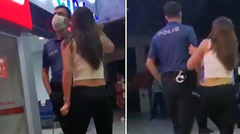 Harem Otogarı’nda S.E. isimli kadının, görevli polis memuruna bağırarak tepki gösterdiği, küfür ve hakaretlerde bulunduğu iddia edilmişti.