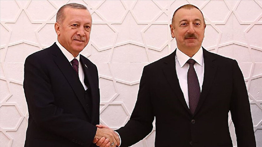 Arşiv - Cumhurbaşkanı Erdoğan Azerbaycan Cumhurbaşkanı Aliyev ile telefonda görüştü.