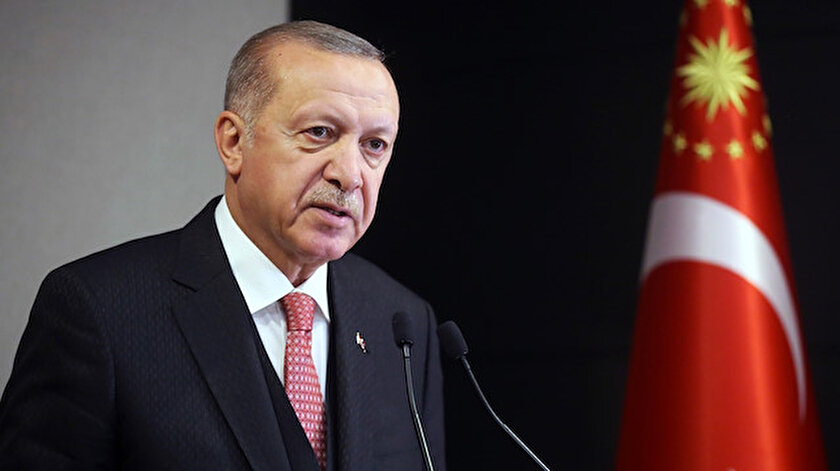 Cumhurbaşkanı Recep Tayyip Erdoğan.