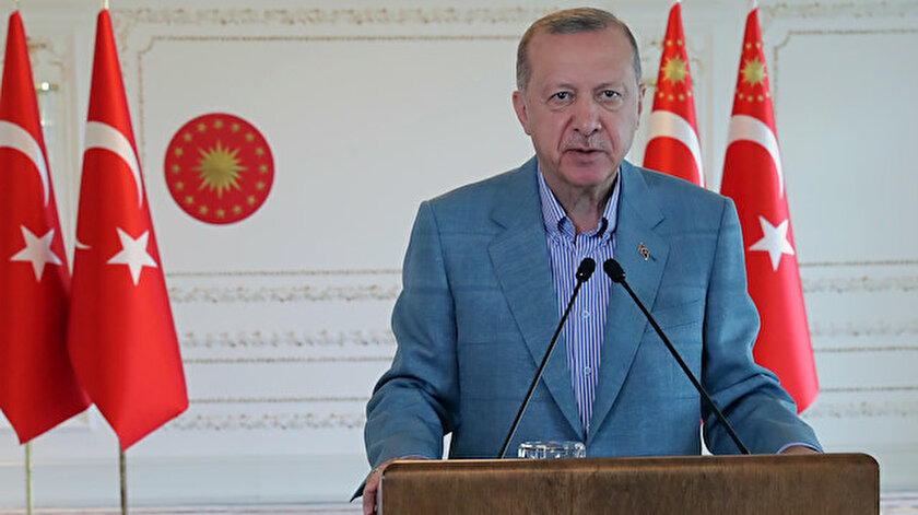Cumhurbaşkanı Recep Tayyip Erdoğan.