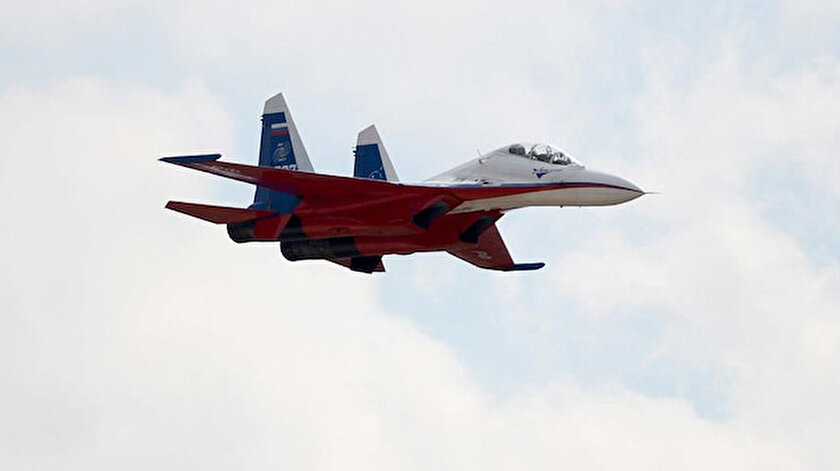 Rusya’da Su-30 savaş uçağı eğitim uçuşu sırasında düştü